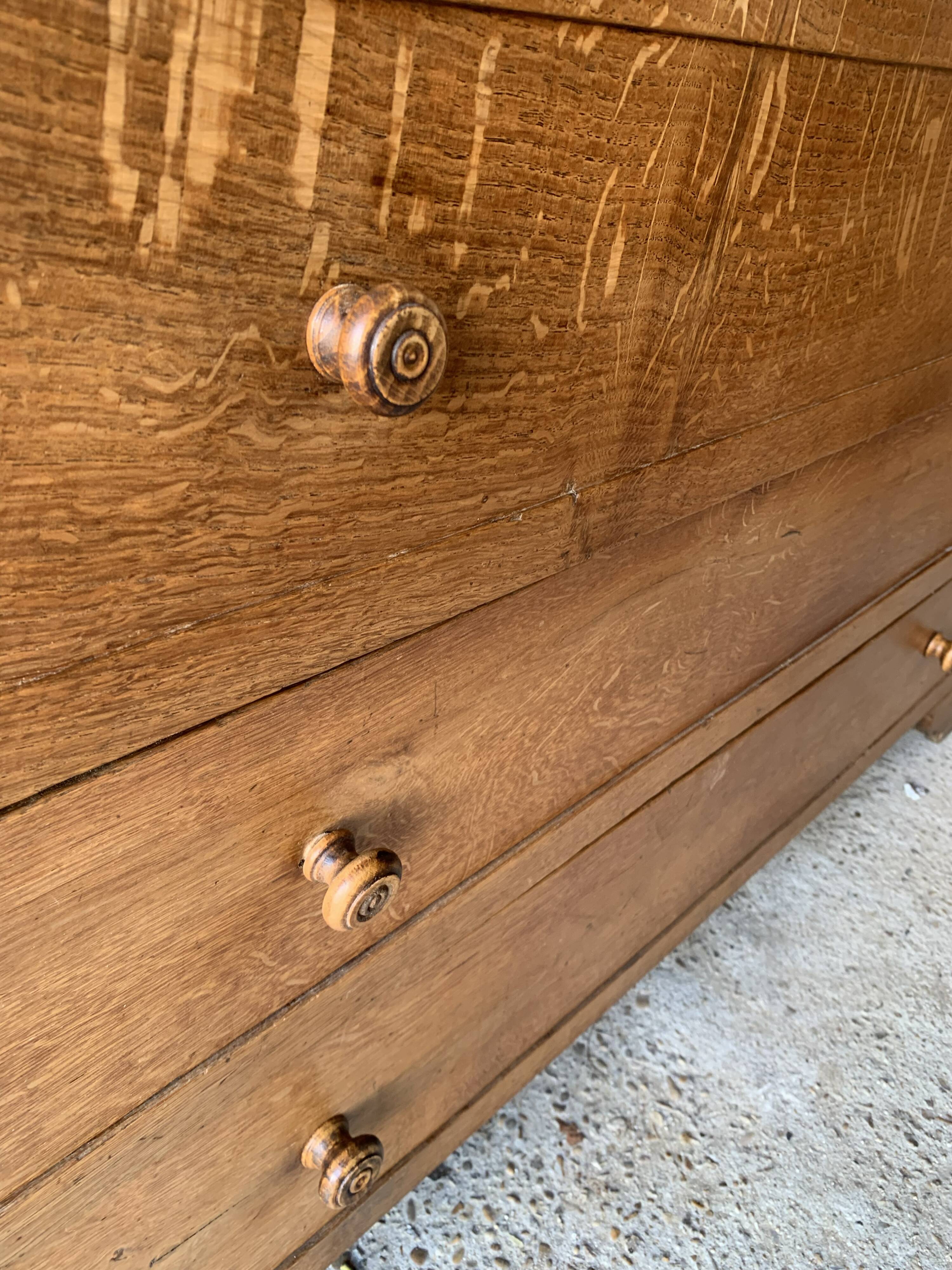 Chest of drawers, solid wood chest of drawers, 1950s