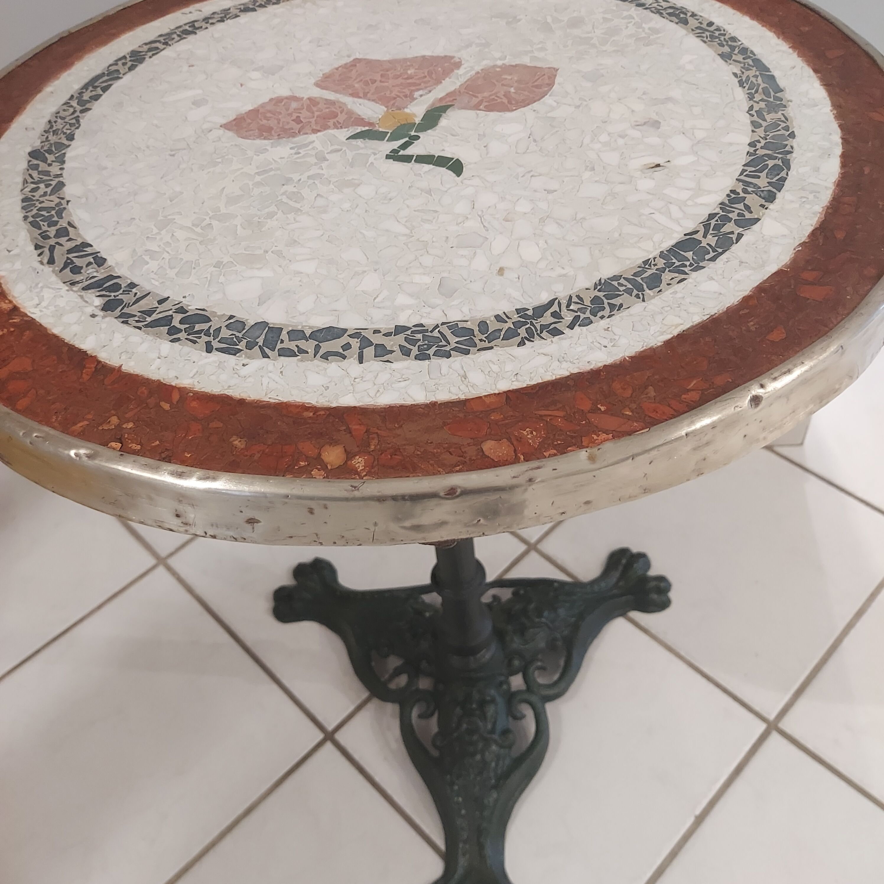 Table gueridon de bistrot Parisien années 1920