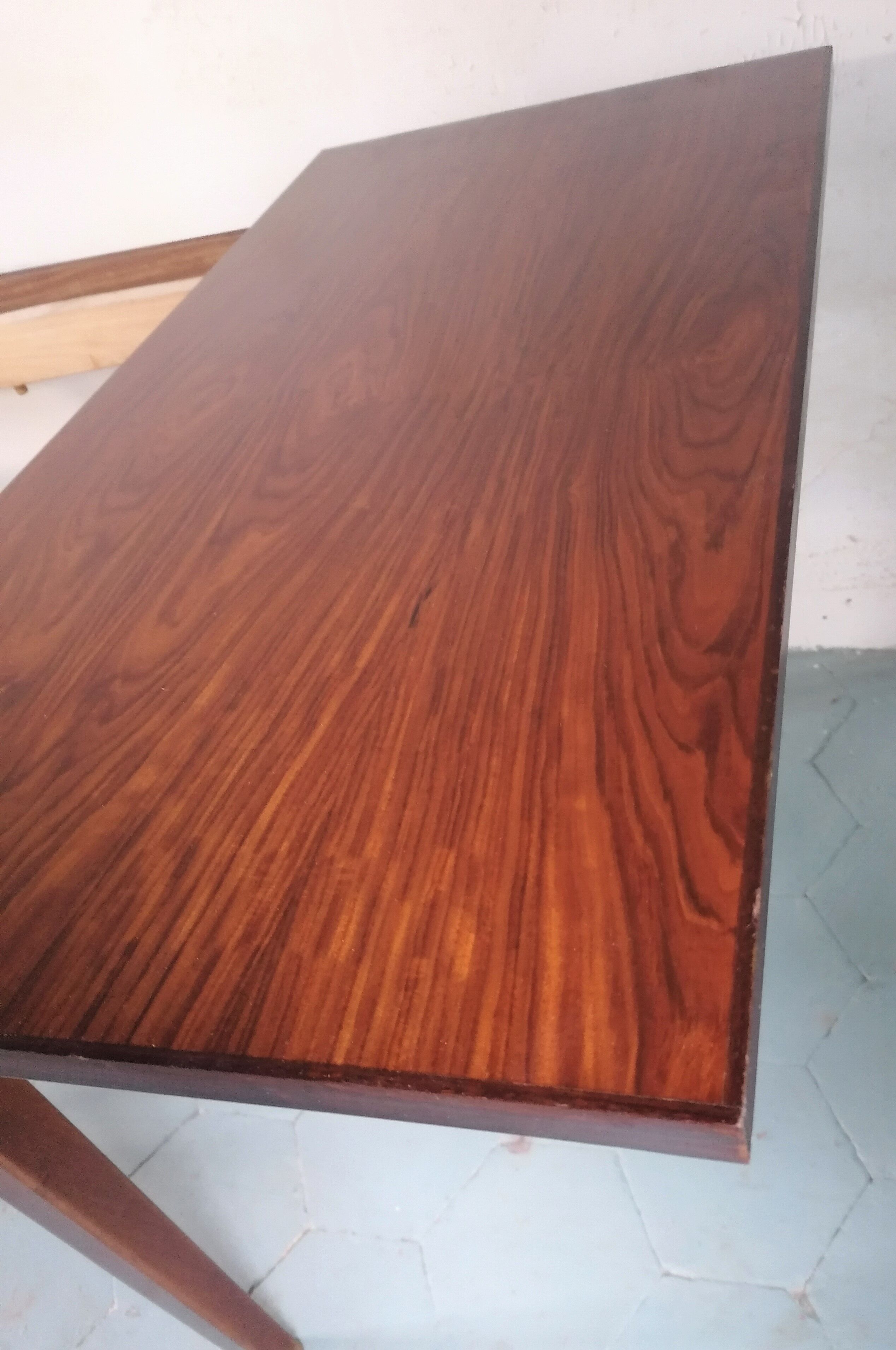 Table teck avec rallonges