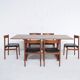 Table haute palissandre Gianfranco Frattini années 50' Bernini éditeur