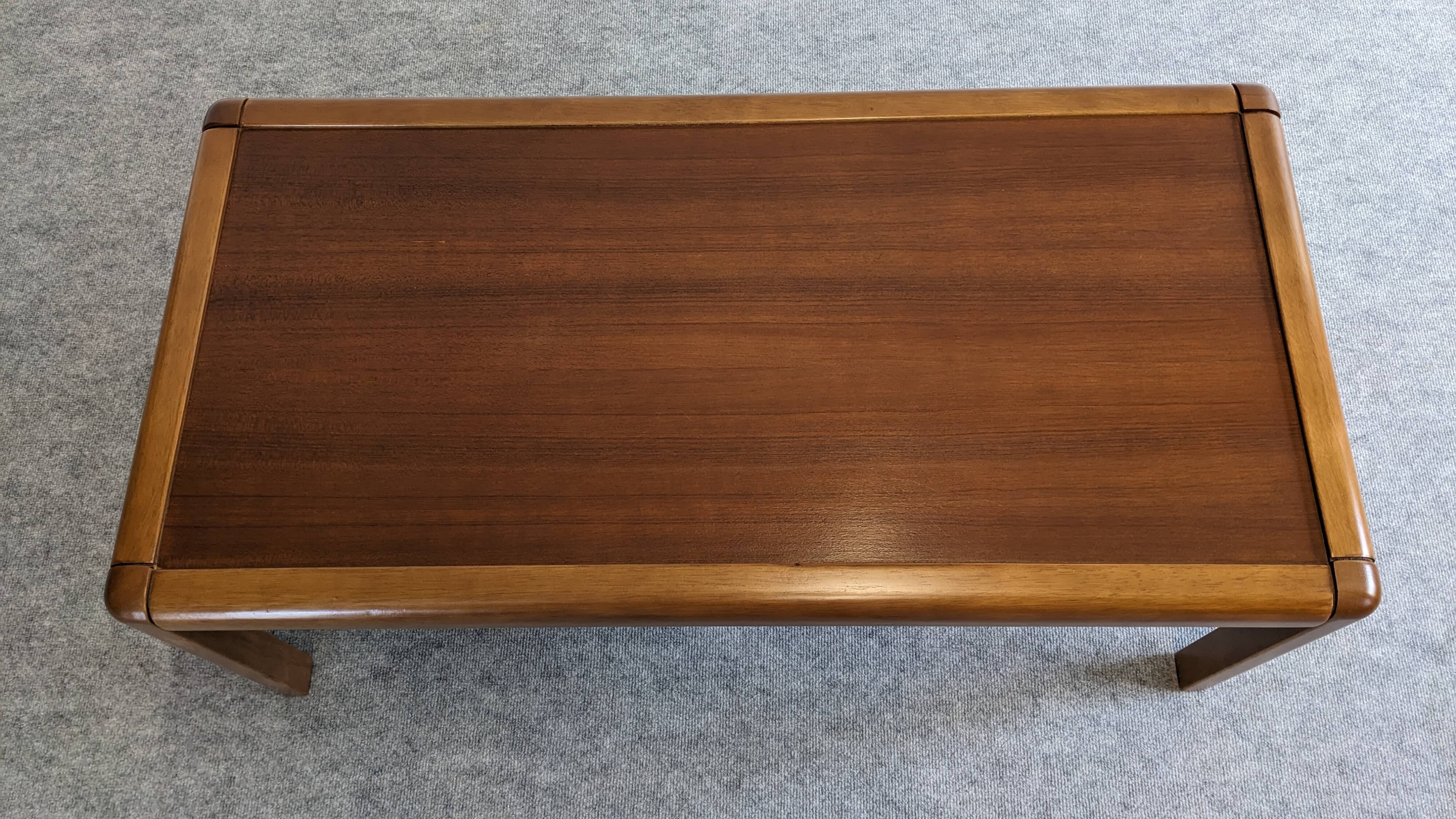 Scandinavian teak coffee table, 70s-80s