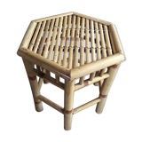 Bamboo side table