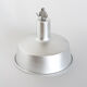 Vintage ceiling lamp industrial style aluminum. Spain 1970.