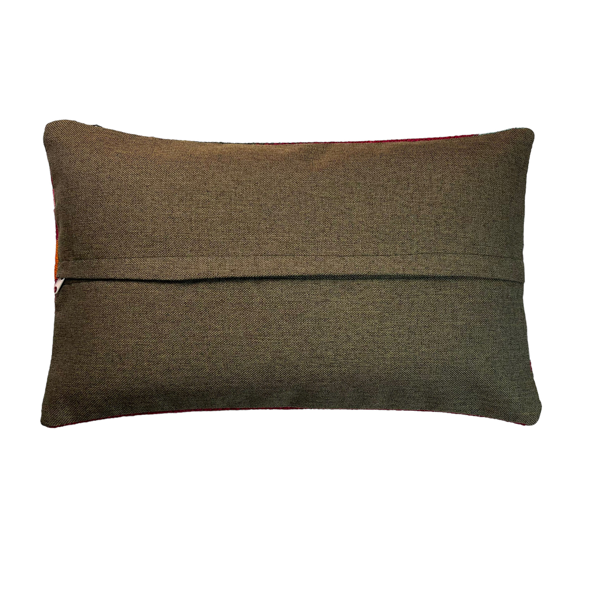 Vintage turkish kilim cushion cover, 30 x 50 cm