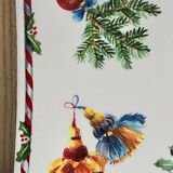 Ravier earthenware tray Gien Noel