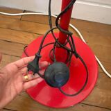 Red floor lamp
