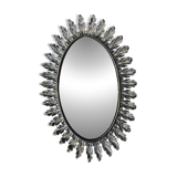 Oval leaf mirror