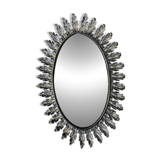 Oval leaf mirror