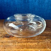 Baccarat crystal caviar bowl. 1990s.