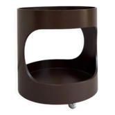 Vintage Space Age Dark Brown Luna Trolley Opal Furniture