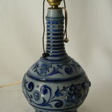 Lamp foot Sandstone blue Alsace/Germany XXth