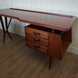 Mid-Century Dutch Modern Writing Desk by Louis Van Teeffelen for Wébé, 1950s