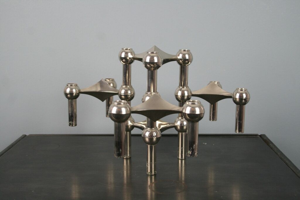 5 modular candle holders Nagel 1970