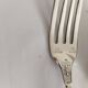 Children's silver cutlery, 1 fork and 1 spoon Saint Médard
