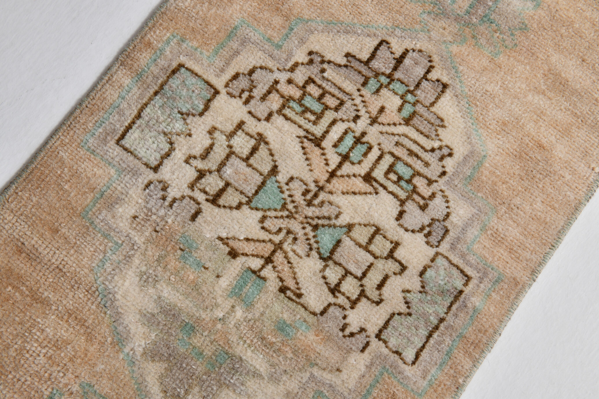 1x3 Oriental Vintage Door Mat Rug, 38x94Cm