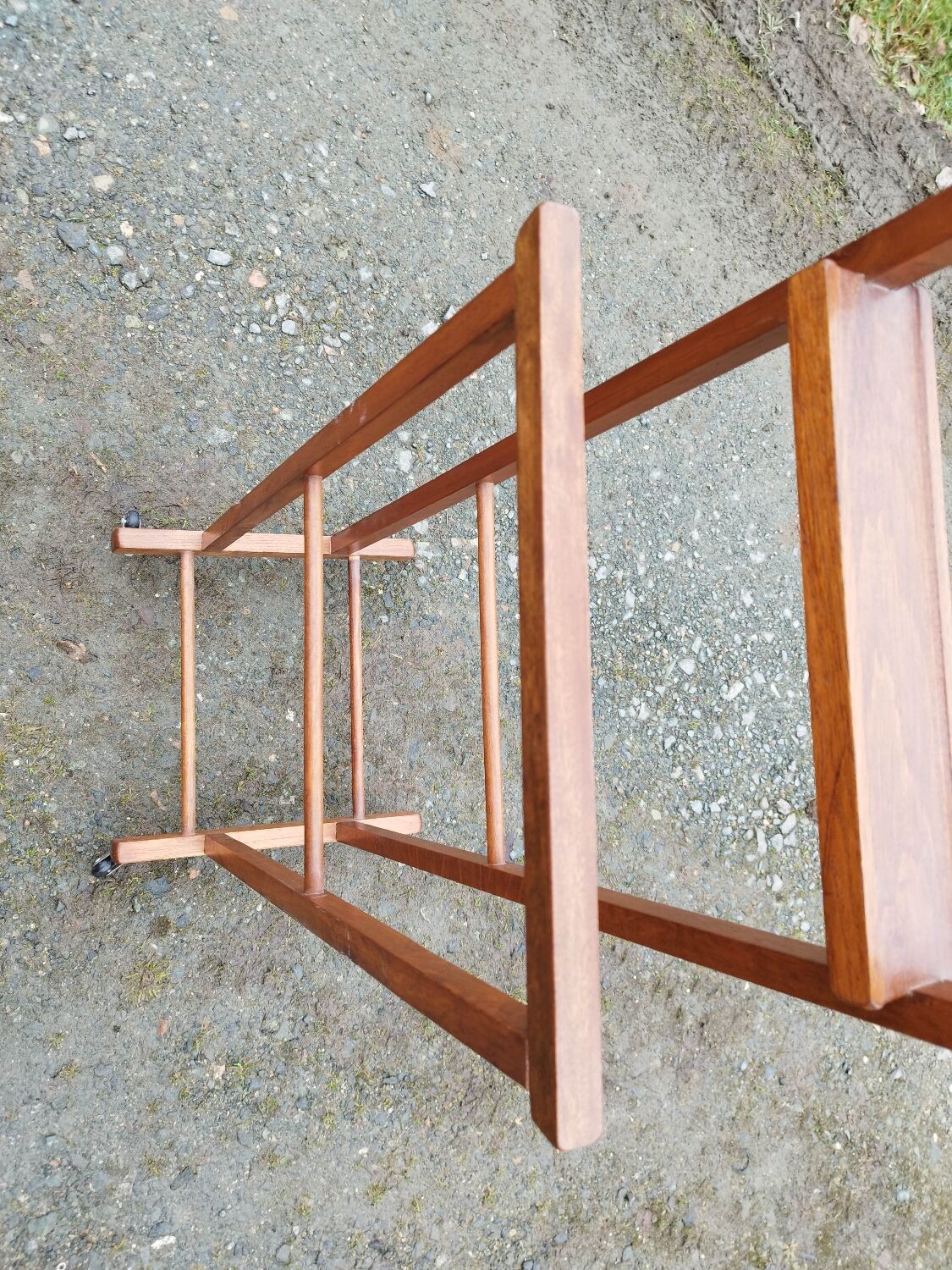 Double wooden night valet