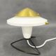 Zukov Czech Space Age Table Lamp, Brass and White Metal, 1970s