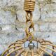 Vintage rattan pendant lamp