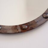 Circular metal porthole mirror, 1950s/60s