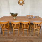 Farm table 19th oak and fir