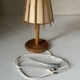 Vintage rattan lamp from the 60s