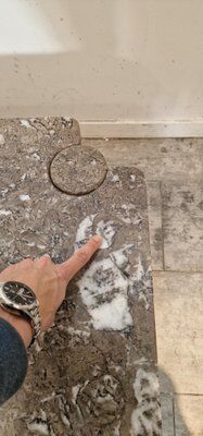 Set of 2 marble coffee tables by Angelo Mangiarotti, 1975