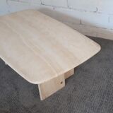 Vintage 70s travertine coffee table
