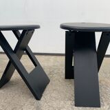 4 adrian Reed and Roger Tallon 1970 wooden folding stools