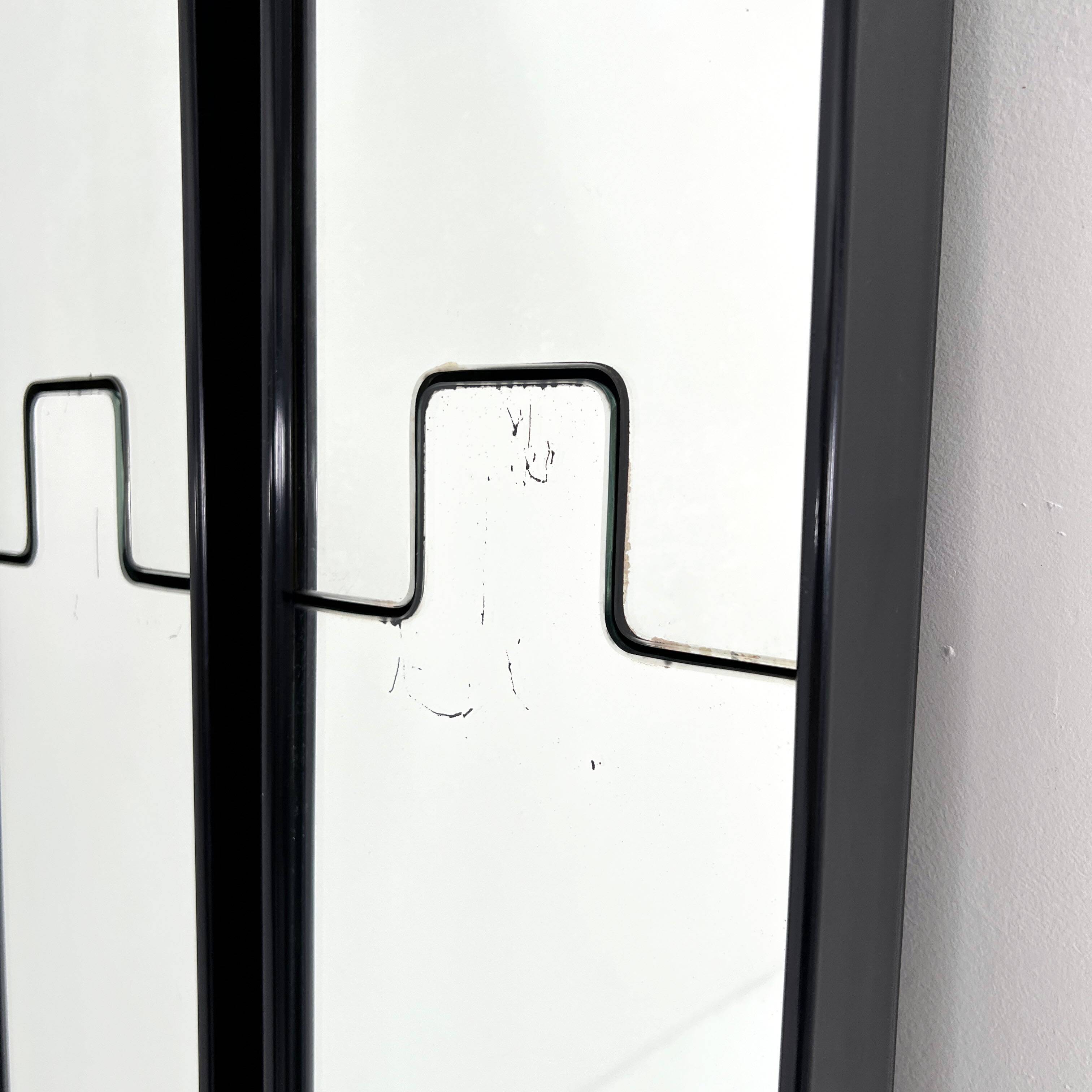 Lot de miroirs / portemanteaux Gronda par luciano Bertoncini pour Elco, 70