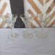 Verres bistrot absinthe anciens
