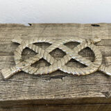 Vintage silver metal rope trivia