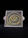 Space age spiral ceramic trivet, Spain, 1970s