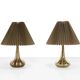 Ensemble de 2 lampes de table Orient en laiton Jo Hammerborg par Fog et Morup