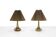 Ensemble de 2 lampes de table Orient en laiton Jo Hammerborg par Fog et Morup