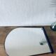 Black and gold art deco mirror - 81x69cm