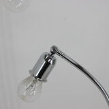 1970s Chrome and Marble Floor Lamp , Italy
