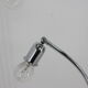 1970s Chrome and Marble Floor Lamp , Italy