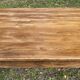 Early 20th century farmhouse table in fir and chestnut