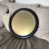 Vintage beveled round mirror 1930