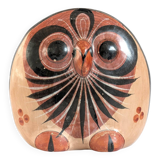 Large hibou Tonala | Céramique mexicaine des années 1970