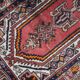 Tapis persan Hamadan vintage fait main 93 cm x 196 cm années 1970