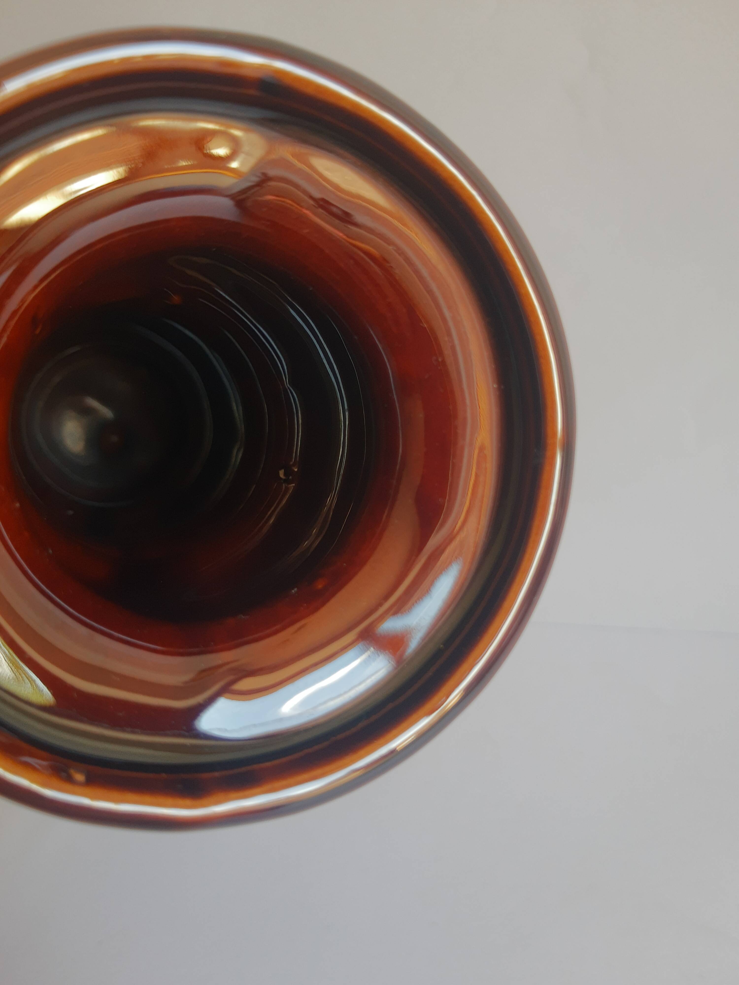 Tellor vase 70s brown old vintage