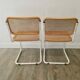 Pair of B32 chairs by Marcel Breuer, Made in Italy