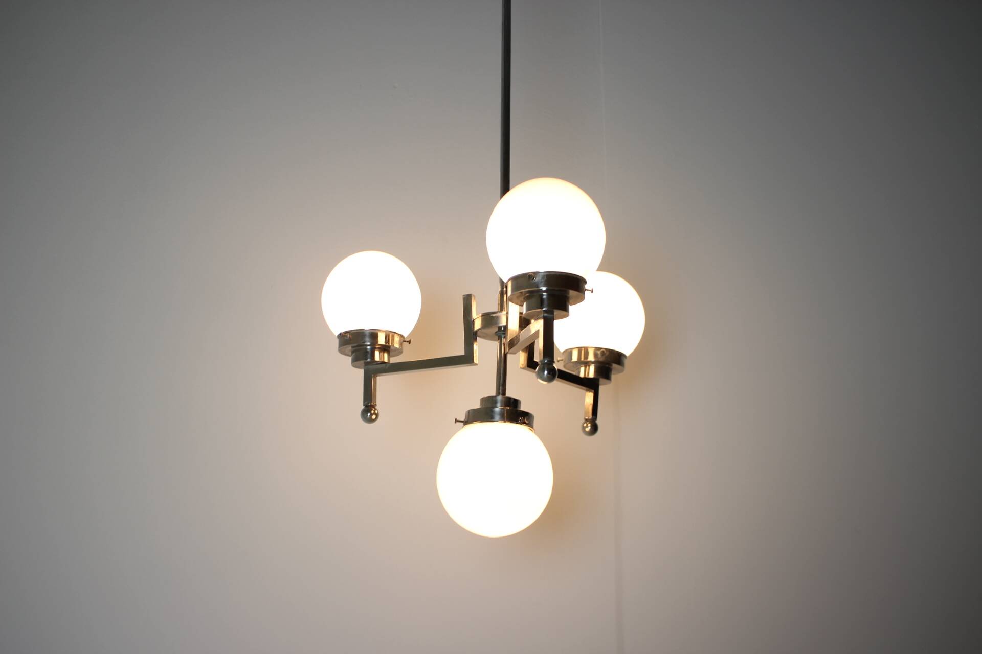 Art Deco Candlestick, 1930s, Czechoslovakia