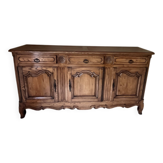 Oak buffet with 3 doors René TROTEL