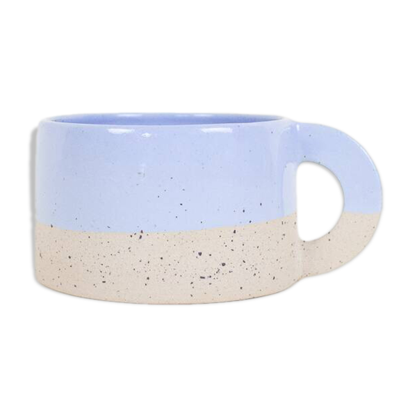 Grande tasse à café bleu