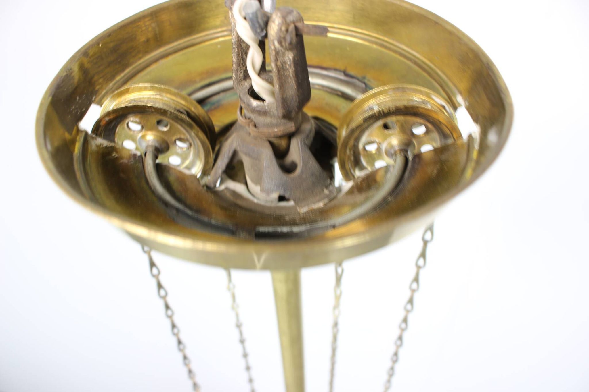 Suspension art nouveau unique réglable années 1920
