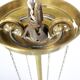 Unique adjustable Art Nouveau pendant light from the 1920s