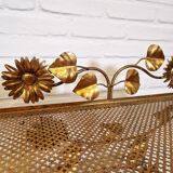 Gilded étagère, French, 1960s