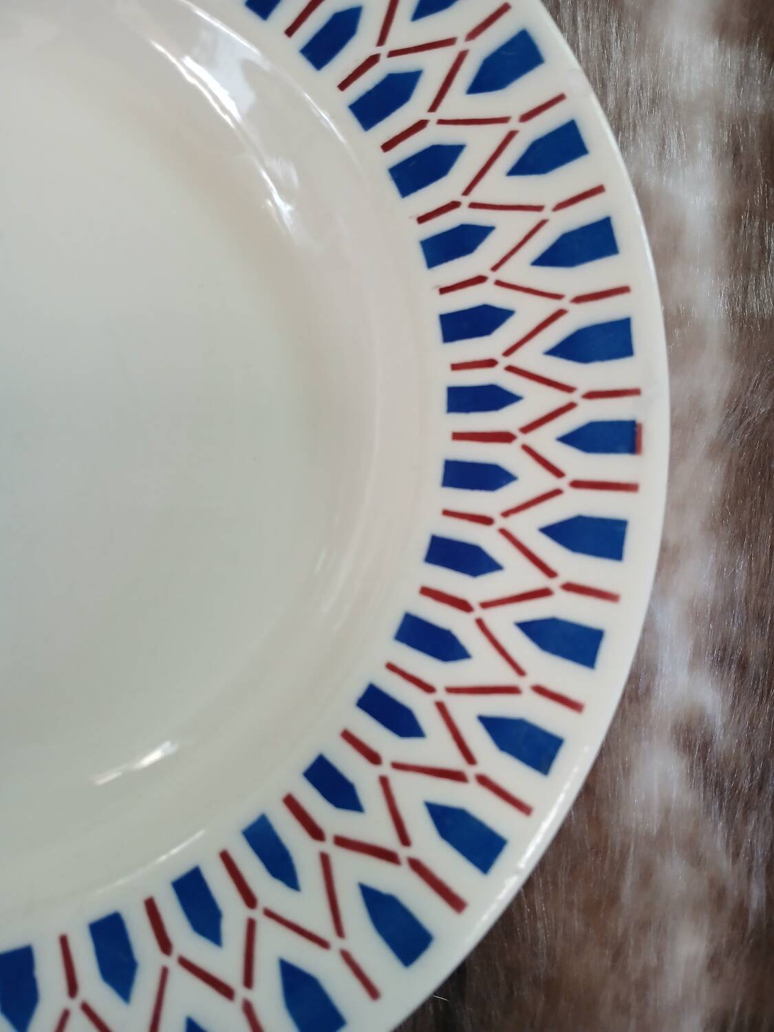 3 antique deep plates from Badonviller